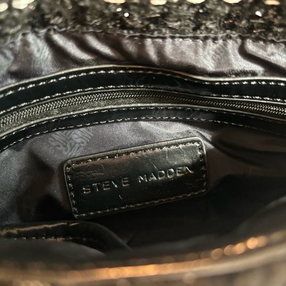 Steve Madden BTerra-T Quilted Fabric Chain Handbag with Padlock Closure - Picture 14 of 16